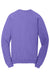 Port & Company PC098 Mens Beach Wash Fleece Crewneck Sweatshirt Amethyst Purple Flat Back