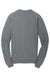 Port & Company PC098 Mens Beach Wash Fleece Crewneck Sweatshirt Pewter Grey Flat Back