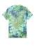 Port & Company PC145 Mens Crystal Tie-Dye Short Sleeve Crewneck T-Shirt Planet Earth Flat Back