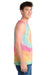 Port & Company PC147TT Mens Tie-Dye Tank Top Pastel Rainbow Model Side