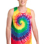 Port & Company Mens Tie-Dye Tank Top - Rainbow