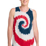 Port & Company Mens Tie-Dye Tank Top - USA Rainbow