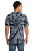 Port & Company PC147 Mens Tie-Dye Short Sleeve Crewneck T-Shirt Black Model Back