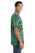 Port & Company PC147 Mens Tie-Dye Short Sleeve Crewneck T-Shirt Forest Green Model Side