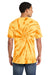 Port & Company PC147 Mens Tie-Dye Short Sleeve Crewneck T-Shirt Gold Model Back