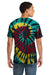 Port & Company PC147 Mens Tie-Dye Short Sleeve Crewneck T-Shirt Island Spiral Model Back