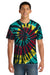 Port & Company PC147 Mens Tie-Dye Short Sleeve Crewneck T-Shirt Island Spiral Model Front