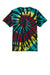 Port & Company PC147 Mens Tie-Dye Short Sleeve Crewneck T-Shirt Island Spiral Flat Front