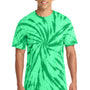 Port & Company Mens Tie-Dye Short Sleeve Crewneck T-Shirt - Kelly Green