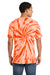 Port & Company PC147 Mens Tie-Dye Short Sleeve Crewneck T-Shirt Orange Model Back