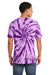 Port & Company PC147 Mens Tie-Dye Short Sleeve Crewneck T-Shirt Purple Model Back