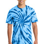 Port & Company Mens Tie-Dye Short Sleeve Crewneck T-Shirt - Royal Blue