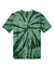 Port & Company PC147 Mens Tie-Dye Short Sleeve Crewneck T-Shirt Forest Green Flat Back