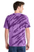 Port & Company PC148 Mens Tie-Dye Short Sleeve Crewneck T-Shirt Purple Model Back