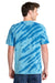 Port & Company PC148 Mens Tie-Dye Short Sleeve Crewneck T-Shirt Royal Blue Model Back