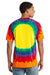 Port & Company PC149 Mens Tie-Dye Short Sleeve Crewneck T-Shirt Rainbow Model Back