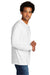Port & Company PC330LS Mens Long Sleeve Crewneck T-Shirt White Model Side