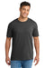 Port & Company PC330 Mens Short Sleeve Crewneck T-Shirt Heather Black Model Front