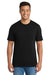 Port & Company PC330 Mens Short Sleeve Crewneck T-Shirt Black Model Front