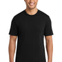 Port & Company Mens Short Sleeve Crewneck T-Shirt - Black
