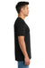 Port & Company PC330 Mens Short Sleeve Crewneck T-Shirt Black Model Side