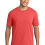 Port & Company Mens Short Sleeve Crewneck T-Shirt - Heather Bright Red