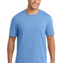Port & Company Mens Short Sleeve Crewneck T-Shirt - Heather Carolina Blue