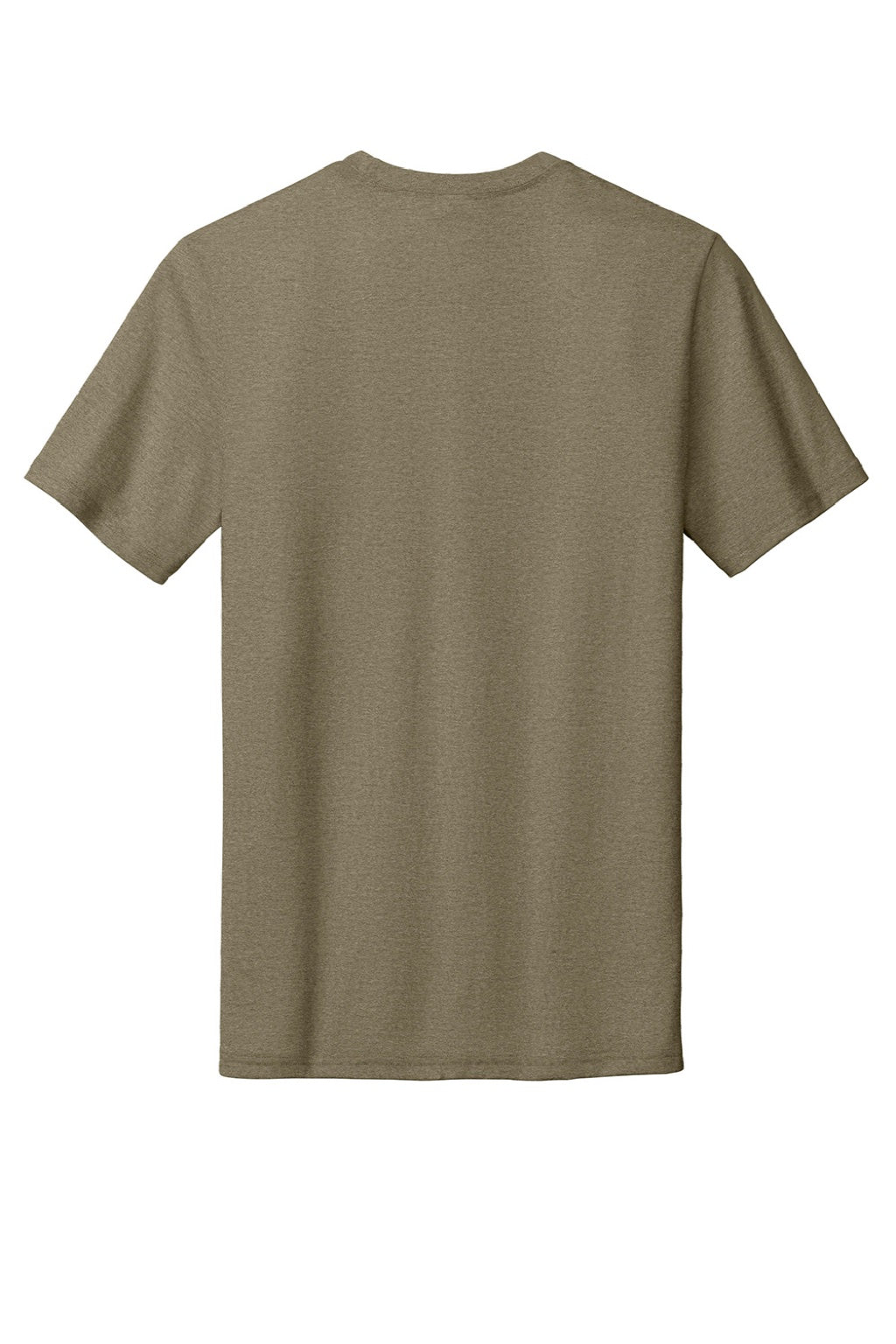 Port & Company PC330 Mens Short Sleeve Crewneck T-Shirt Heather Coyote Brown Flat Back
