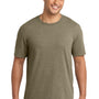 Port & Company Mens Short Sleeve Crewneck T-Shirt - Heather Coyote Brown