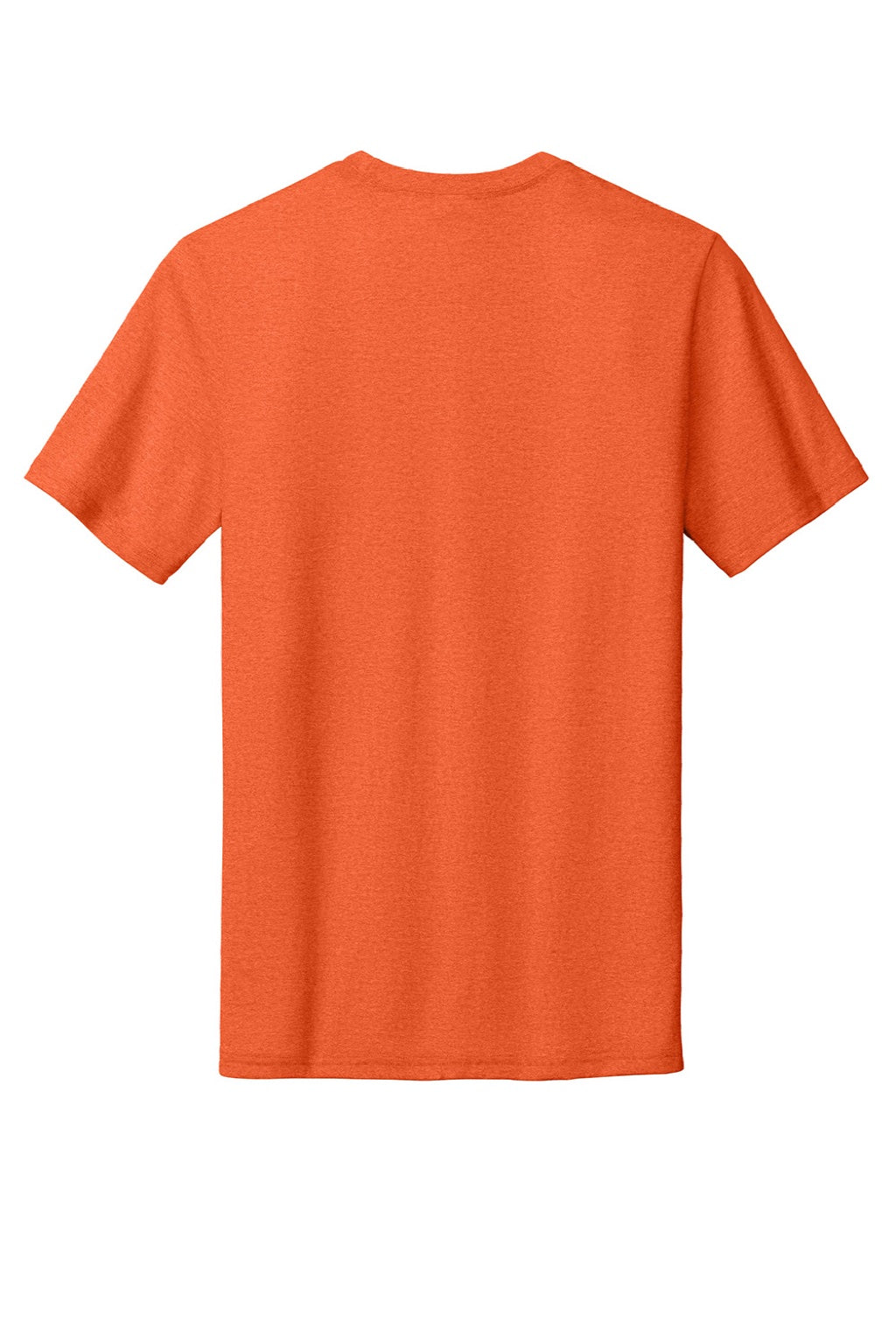 Port & Company PC330 Mens Short Sleeve Crewneck T-Shirt Heather Deep Orange Flat Back