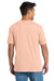 Port & Company PC330 Mens Short Sleeve Crewneck T-Shirt Heather Dusty Peach Model Back