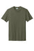 Port & Company PC330 Mens Short Sleeve Crewneck T-Shirt Heather Military Green Flat Front