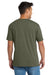 Port & Company PC330 Mens Short Sleeve Crewneck T-Shirt Heather Military Green Model Back