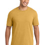 Port & Company Mens Short Sleeve Crewneck T-Shirt - Heather Ochre Yellow