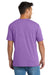 Port & Company PC330 Mens Short Sleeve Crewneck T-Shirt Heather Team Purple Model Back