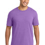 Port & Company Mens Short Sleeve Crewneck T-Shirt - Heather Team Purple