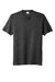 Port & Company PC330 Mens Short Sleeve Crewneck T-Shirt Heather Black Flat Front