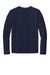 Port & Company PC380LS Mens Dry Zone Performance Moisture Wicking Long Sleeve Crewneck T-Shirt Deep Navy Blue Flat Back