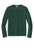 Port & Company PC380LS Mens Dry Zone Performance Moisture Wicking Long Sleeve Crewneck T-Shirt Dark Green Flat Front
