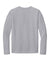 Port & Company PC380LS Mens Dry Zone Performance Moisture Wicking Long Sleeve Crewneck T-Shirt Silver Grey Flat Back