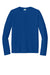 Port & Company PC380LS Mens Dry Zone Performance Moisture Wicking Long Sleeve Crewneck T-Shirt True Royal Blue Flat Front