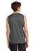Port & Company PC380SL Mens DryZone Moisture Wicking Performance Tank Top Charcoal Grey Model Back