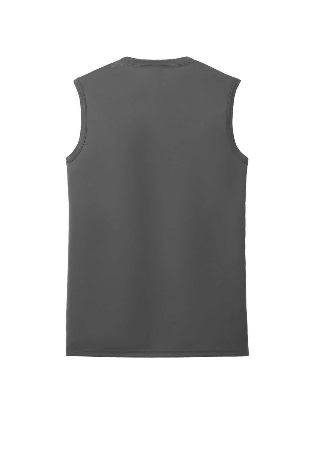 Port & Company PC380SL Mens DryZone Moisture Wicking Performance Tank Top Charcoal Grey Flat Back