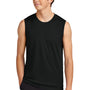 Port & Company Mens DryZone Moisture Wicking Performance Tank Top - Jet Black