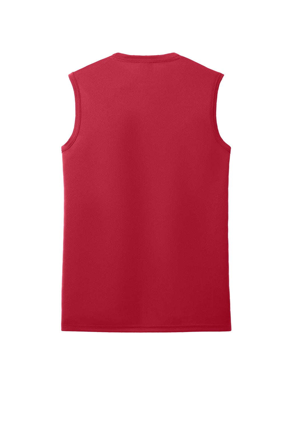 Port & Company PC380SL Mens DryZone Moisture Wicking Performance Tank Top Red Flat Back