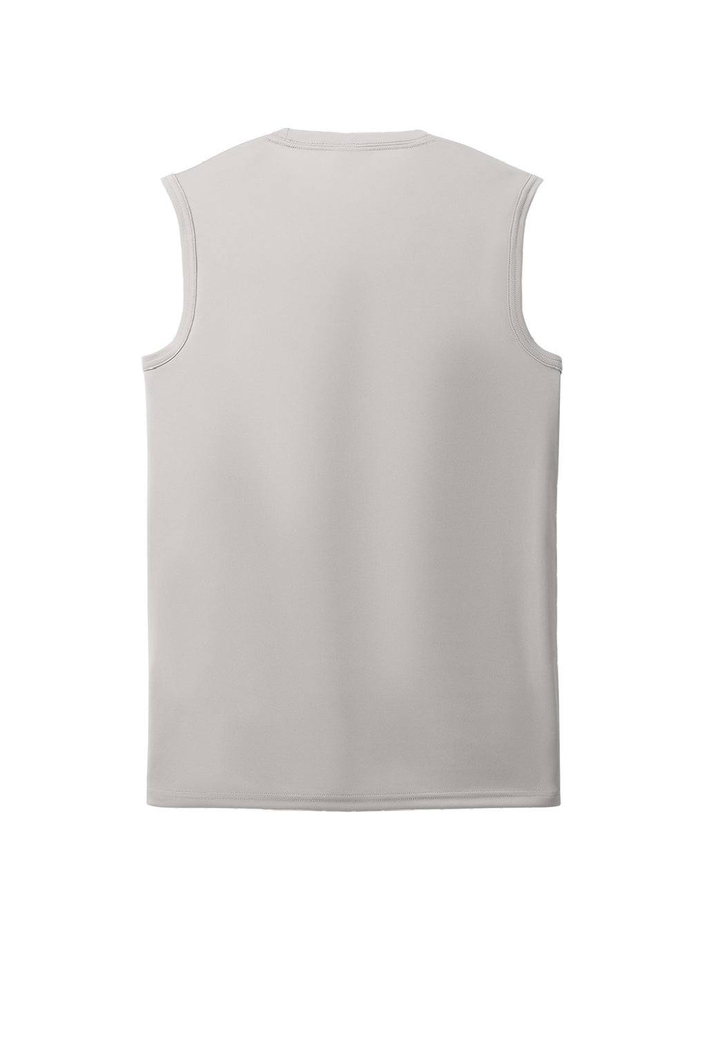 Port & Company PC380SL Mens DryZone Moisture Wicking Performance Tank Top Silver Grey Flat Back