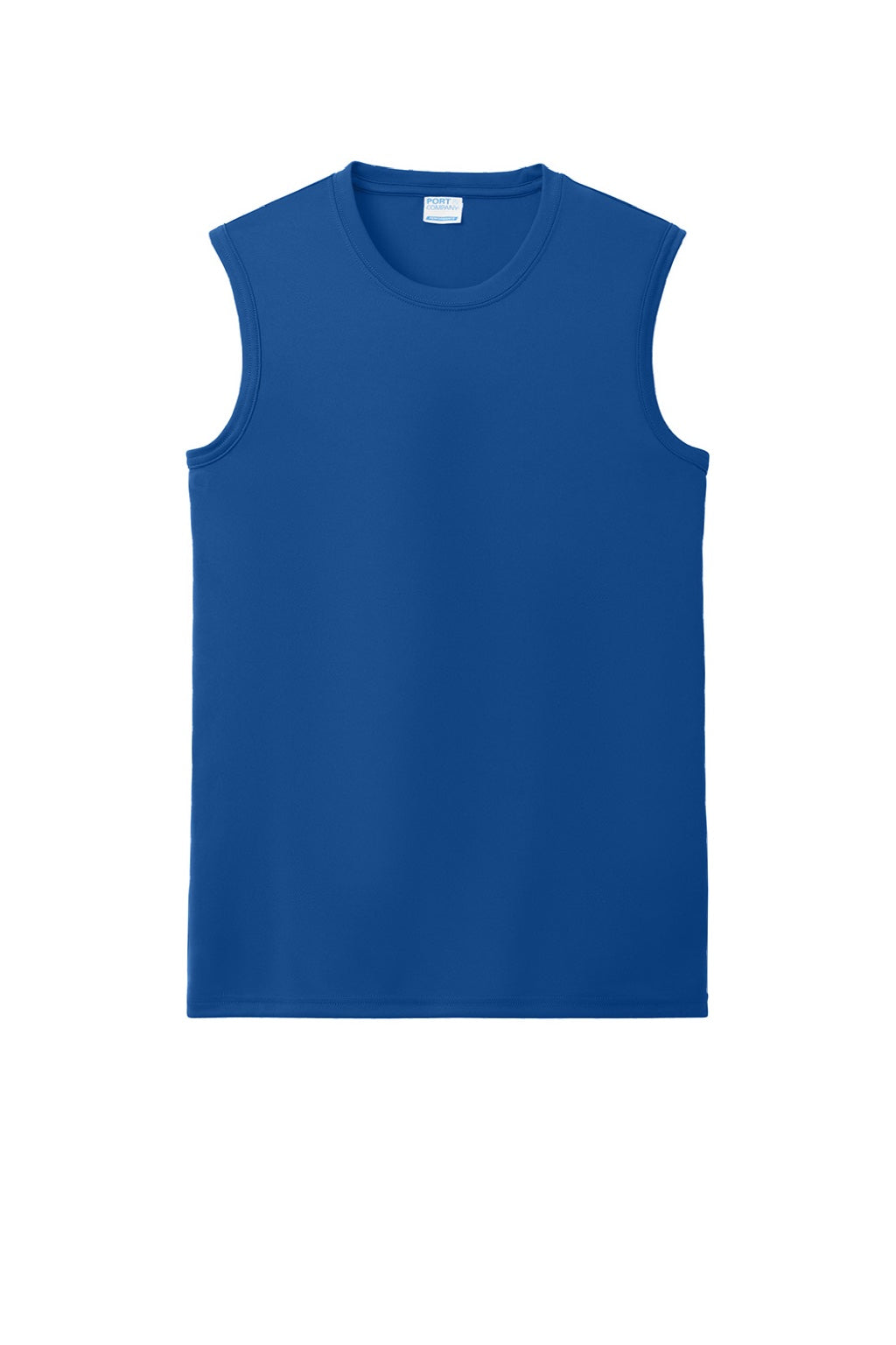 Port & Company PC380SL Mens DryZone Moisture Wicking Performance Tank Top True Royal Blue Flat Front