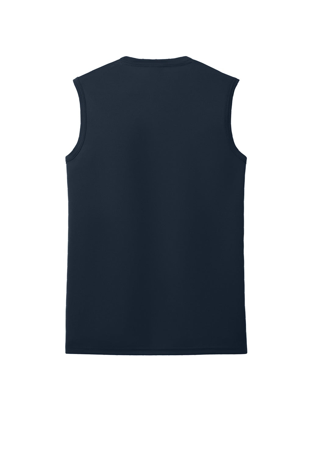Port & Company PC380SL Mens DryZone Moisture Wicking Performance Tank Top True Navy Blue Flat Back