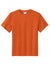Port & Company PC380Y Youth Dry Zone Performance Moisture Wicking Short Sleeve Crewneck T-Shirt Deep Orange Flat Front