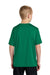 Port & Company PC380Y Youth Dry Zone Performance Moisture Wicking Short Sleeve Crewneck T-Shirt Kelly Green Model Back